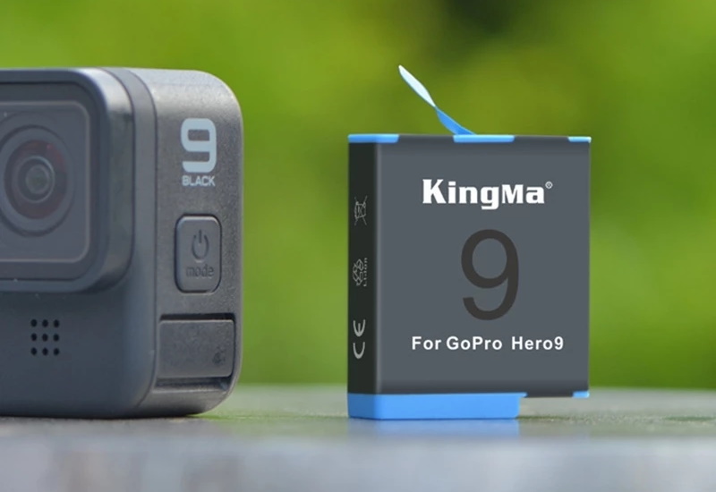 Аккумулятор KingMa GoPro 9 и 10 HERO 1720 mAh (распознается камерой как оригинальный)