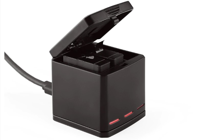 Зарядное устройство Telesin на 3 акб box Charger GoPro 5 6 7 8